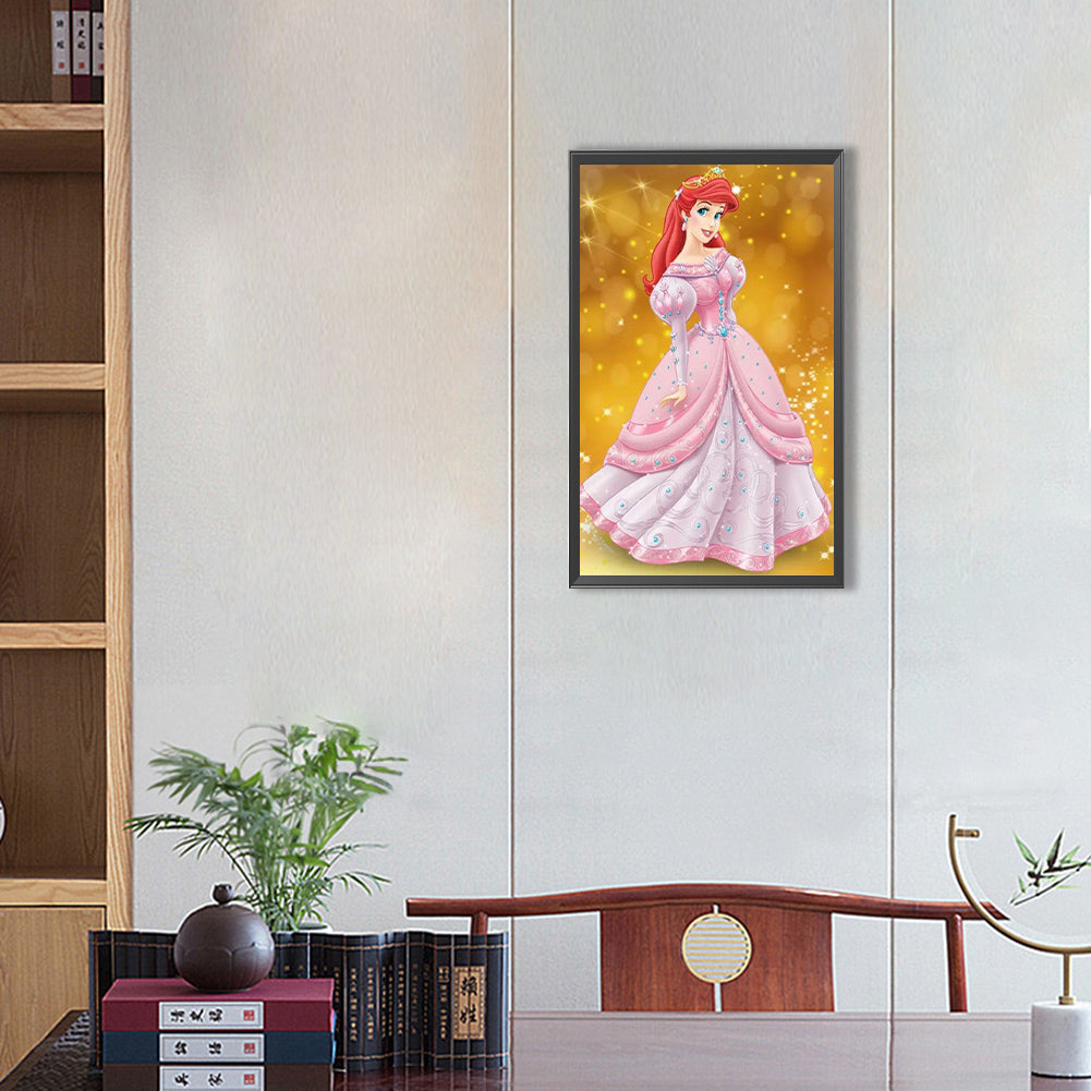 Princess Belle - Full Round Drill Diamond Painting 30*50CM