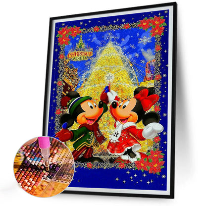 Mickey Mouse - Full Round Drill Diamond Painting 30*40CM