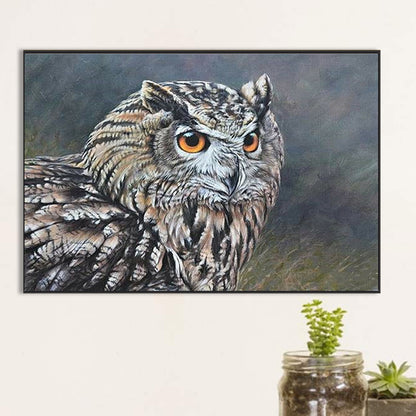 Owl - Full Round Drill Diamond Painting 60*40CM