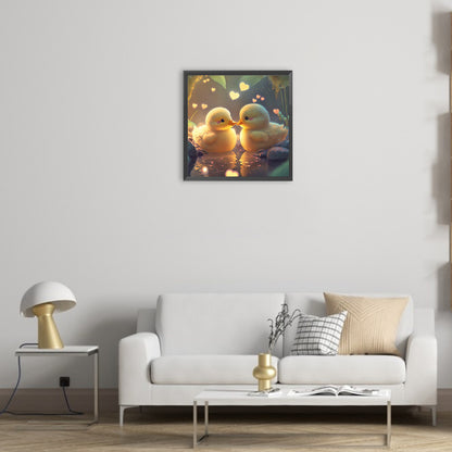Love Duckling - Full Round Drill Diamond Painting 30*30CM
