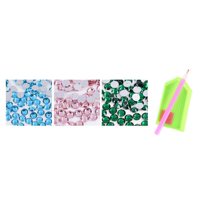 Simple Children'S Painting - Crystal Drill Diamond painting 18*18CM