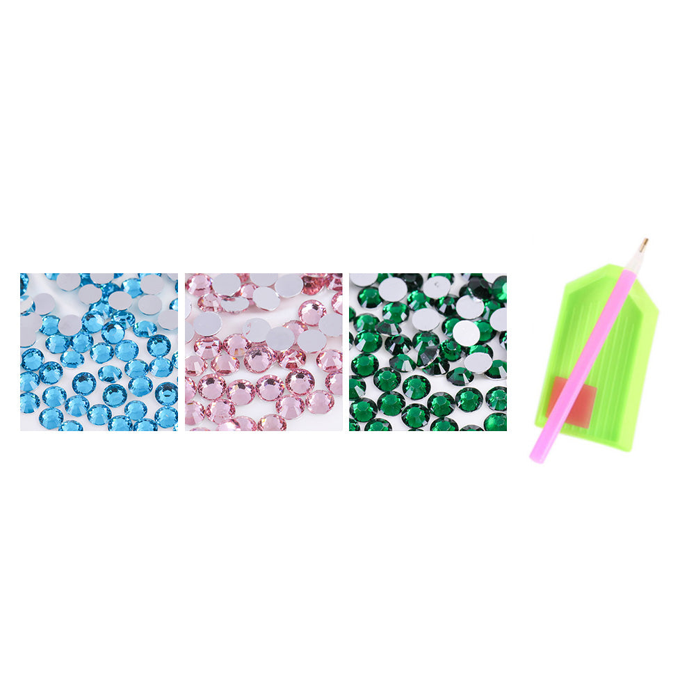 Simple Children'S Painting - Crystal Drill Diamond painting 18*18CM