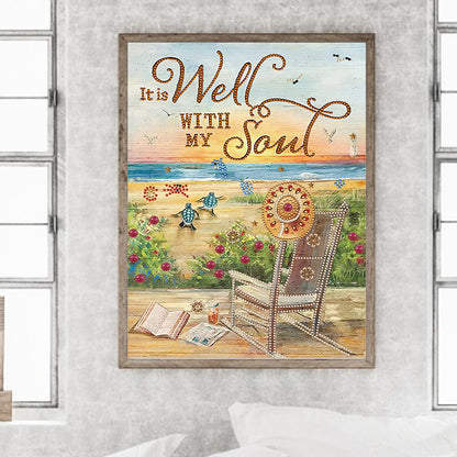 Summer Beach - Special Shaped Drill Diamond Painting 30*40CM