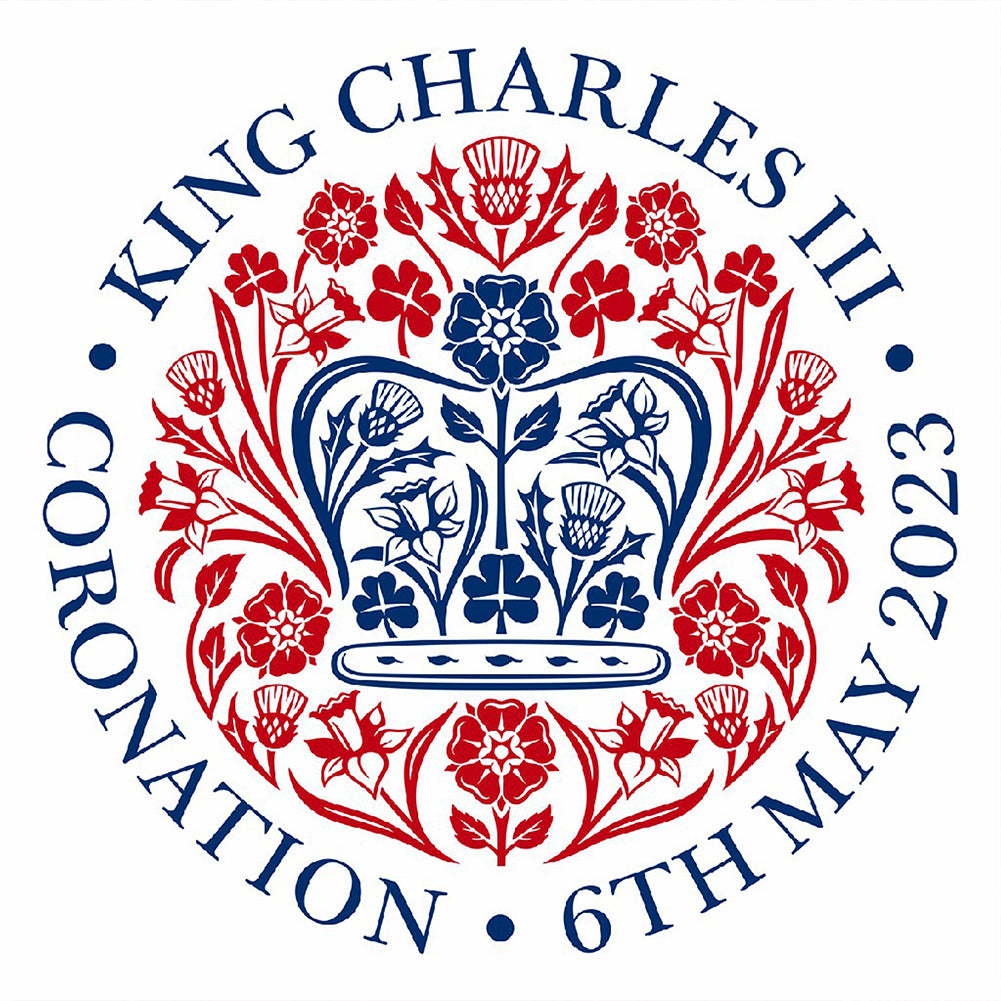 Coronation Coat Of Arms Of King Charles - Full Round Drill Diamond Painting 40*40CM