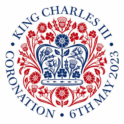 Coronation Coat Of Arms Of King Charles - Full Round Drill Diamond Painting 40*40CM