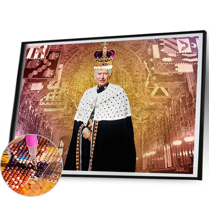 Prince Charles - Full Round Drill Diamond Painting 50*40CM