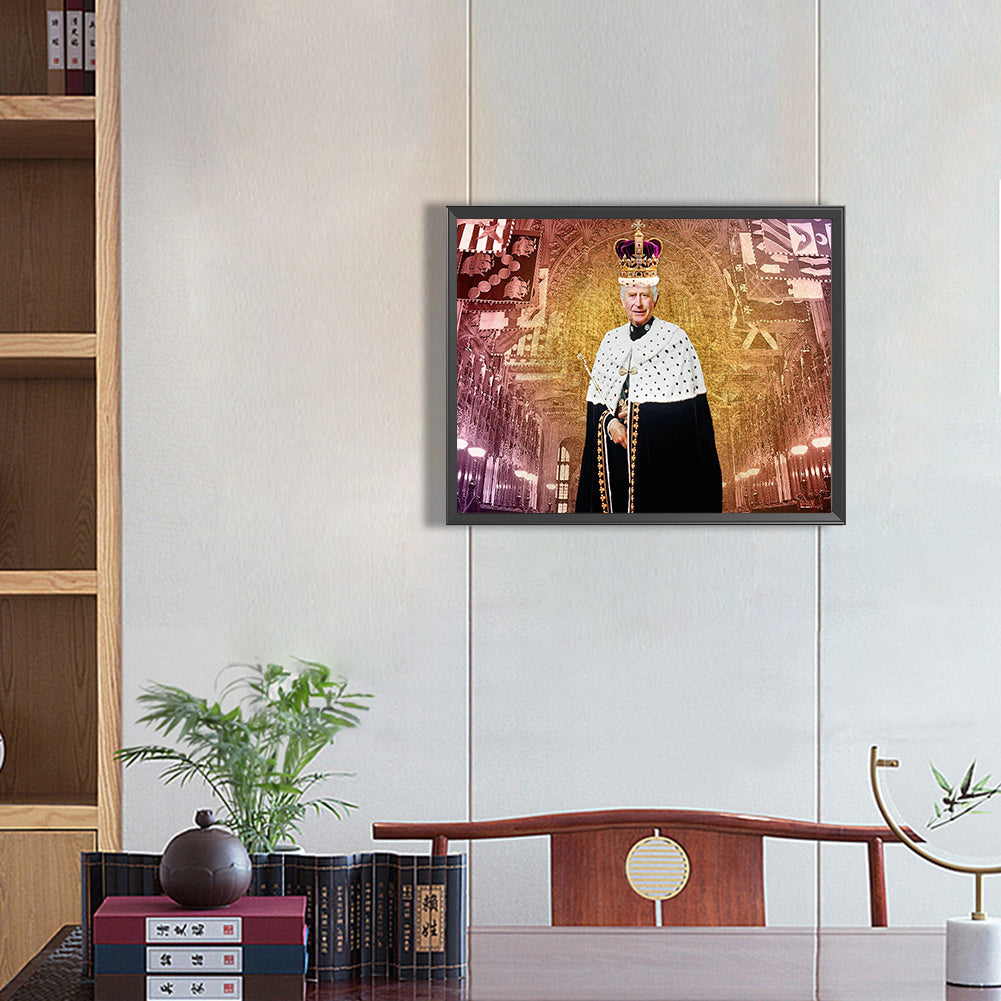 Prince Charles - Full Round Drill Diamond Painting 50*40CM