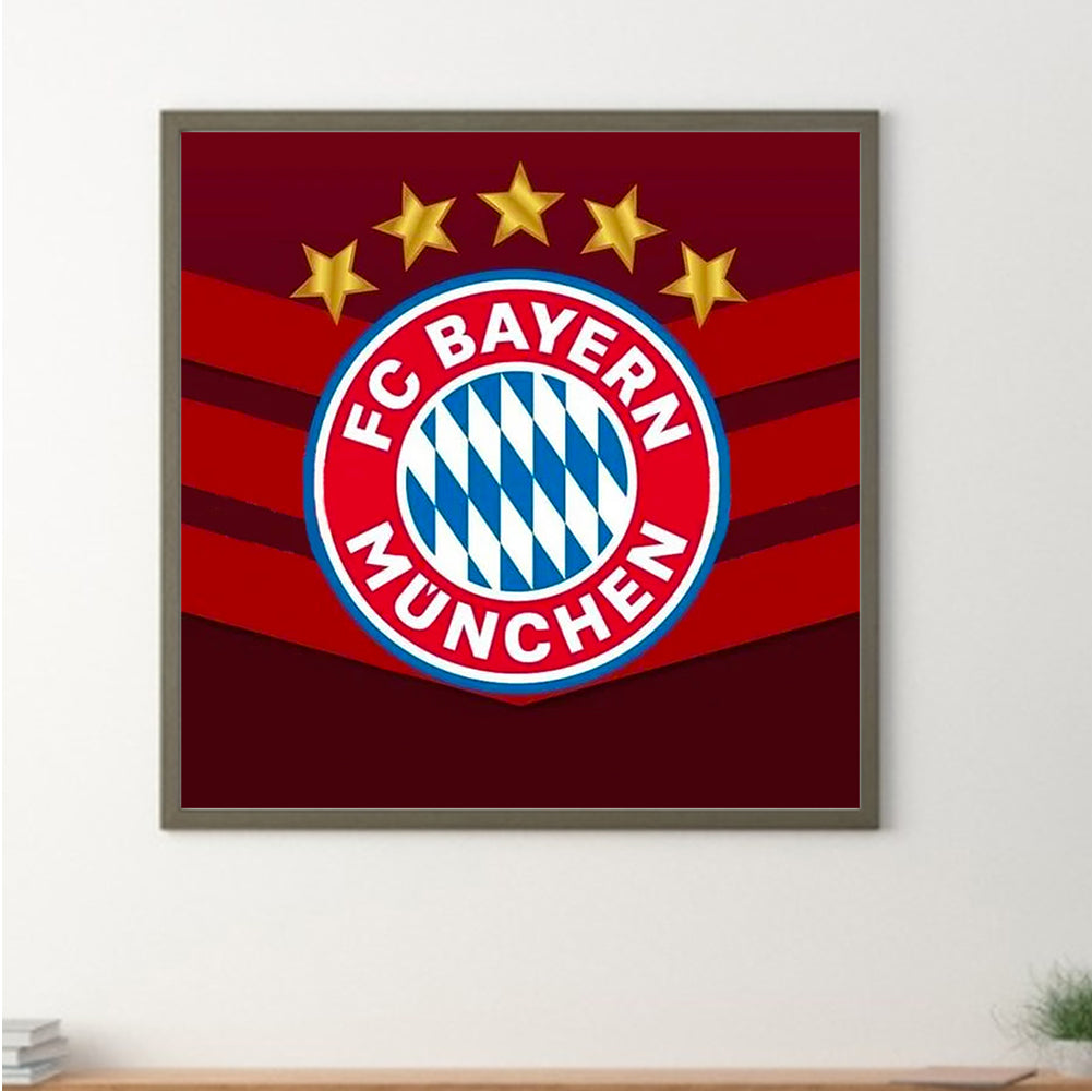 Bayern Munich Football Club - Full Round Drill Diamond Painting 40*40CM