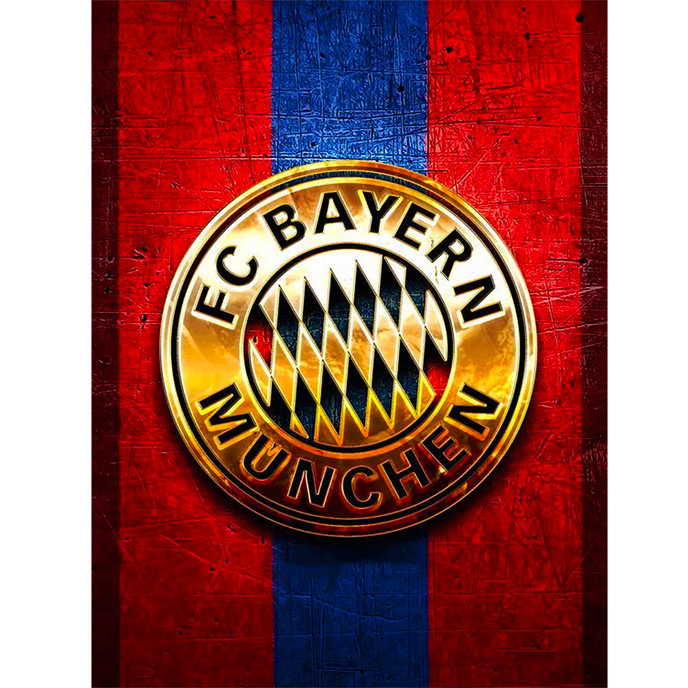 Bayern Munich Football Club - Full Round Drill Diamond Painting 30*40CM