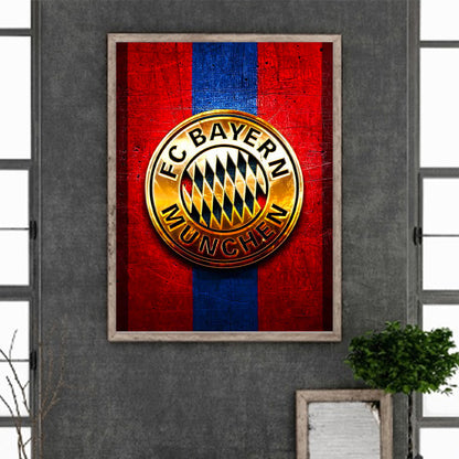 Bayern Munich Football Club - Full Round Drill Diamond Painting 30*40CM