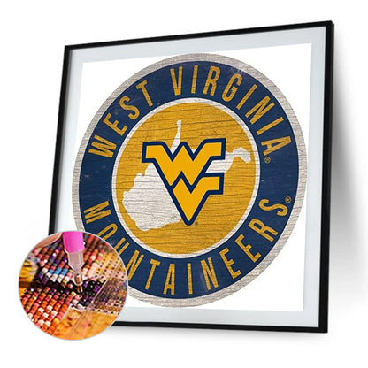 West Virginia University - Full Round Drill Diamond Painting 40*40CM