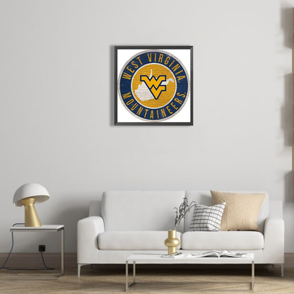 West Virginia University - Full Round Drill Diamond Painting 40*40CM