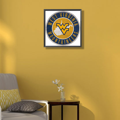 West Virginia University - Full Round Drill Diamond Painting 40*40CM