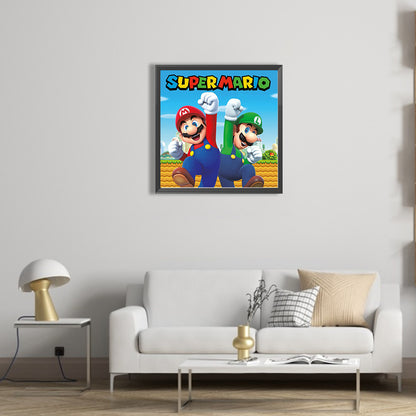 Super Mario - Full Square Drill Diamond Painting 50*50CM