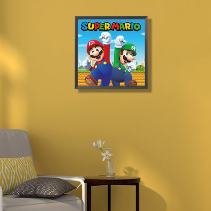 Super Mario - Full Square Drill Diamond Painting 50*50CM