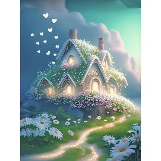 Multiple Houses - Full Round Drill Diamond Painting 30*40CM