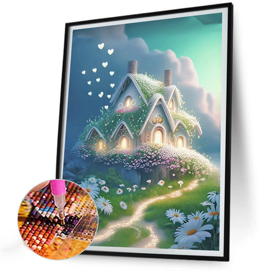 Multiple Houses - Full Round Drill Diamond Painting 30*40CM