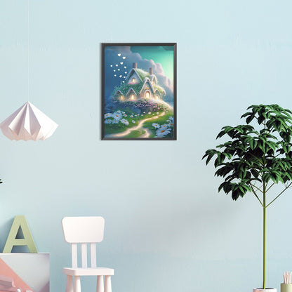 Multiple Houses - Full Round Drill Diamond Painting 30*40CM