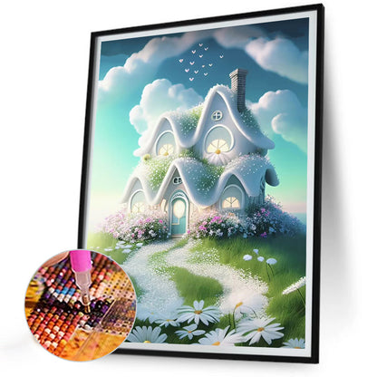 Small House After Rain - Full Round Drill Diamond Painting 30*40CM