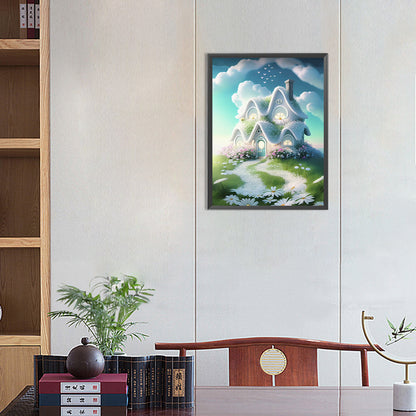 Small House After Rain - Full Round Drill Diamond Painting 30*40CM