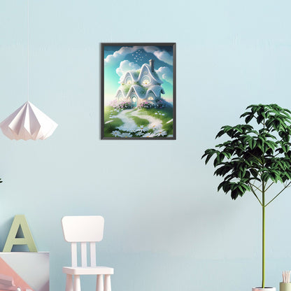 Small House After Rain - Full Round Drill Diamond Painting 30*40CM