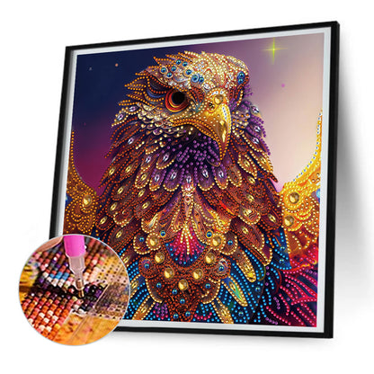 Handsome Eagle - Special Shaped Drill Diamond Painting 30*30CM