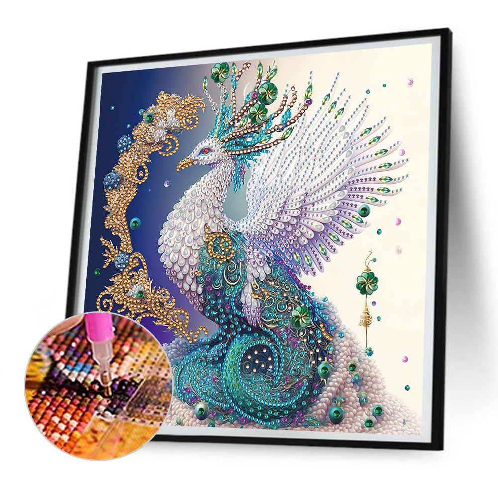 Beautiful Kong Yu - Special Shaped Drill Diamond Painting 30*30CM