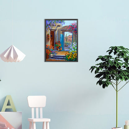 House House - Full Round Drill Diamond Painting 30*40CM