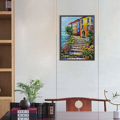 Landscape - Full Round Drill Diamond Painting 30*40CM