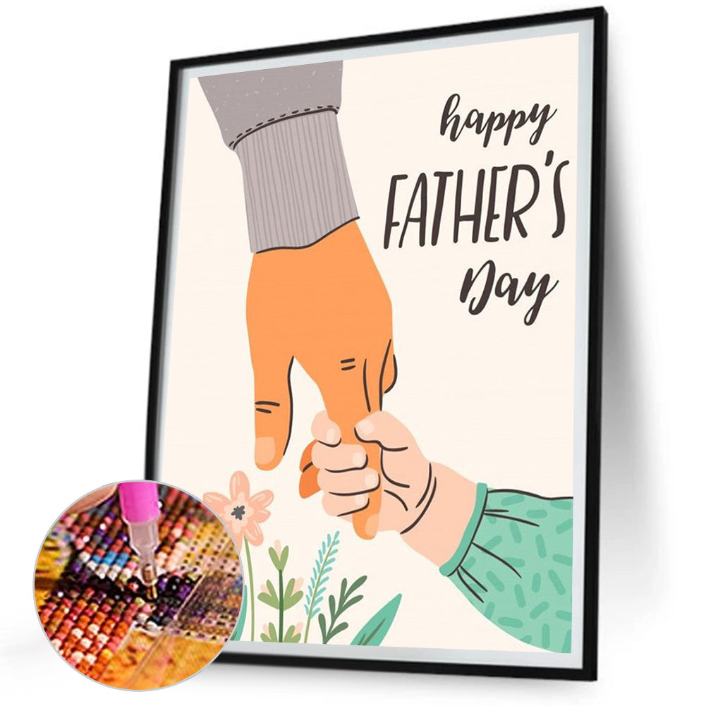 Father'S Day - Full Square Drill Diamond Painting 30*40CM