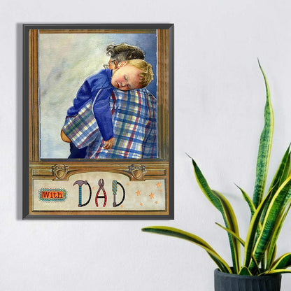 Father'S Day - Full Square Drill Diamond Painting 30*40CM