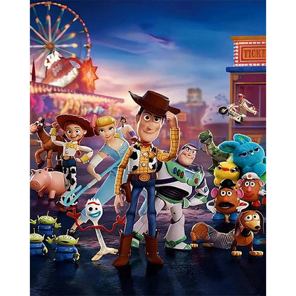 Toy Story - Full Round Drill Diamond Painting 30*40CM