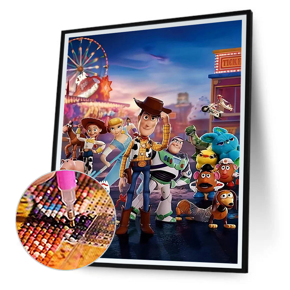 Toy Story - Full Round Drill Diamond Painting 30*40CM