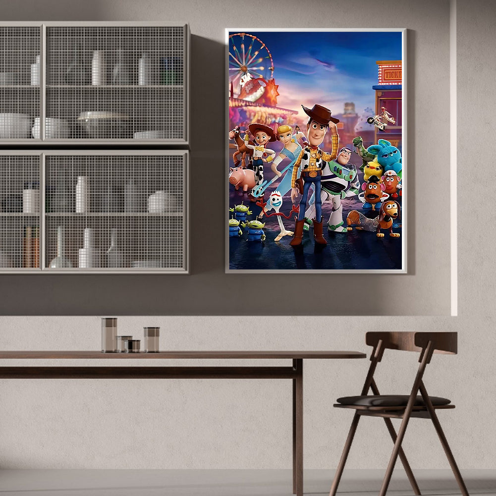 Toy Story - Full Round Drill Diamond Painting 30*40CM