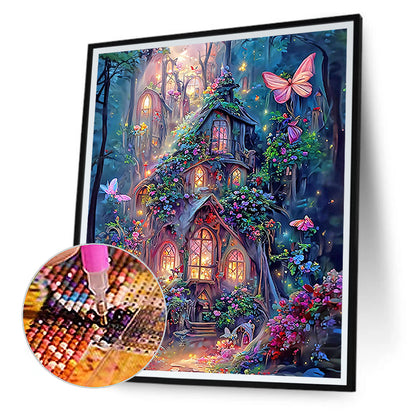 Dream House - Full Round Drill Diamond Painting 30*40CM
