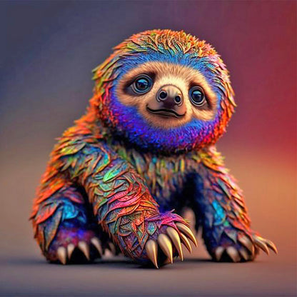 Sloth - Full Round Drill Diamond Painting 30*30CM