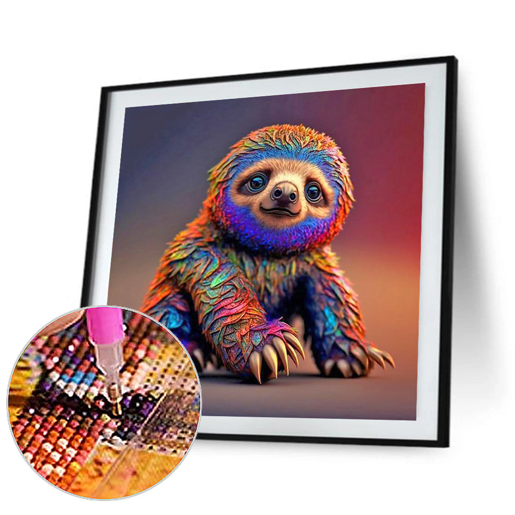 Sloth - Full Round Drill Diamond Painting 30*30CM