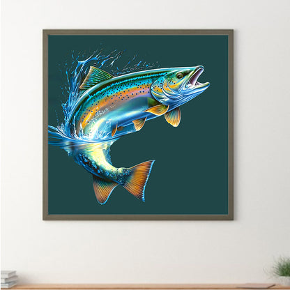 Deep Sea Fish - Full Round Drill Diamond Painting 35*35CM