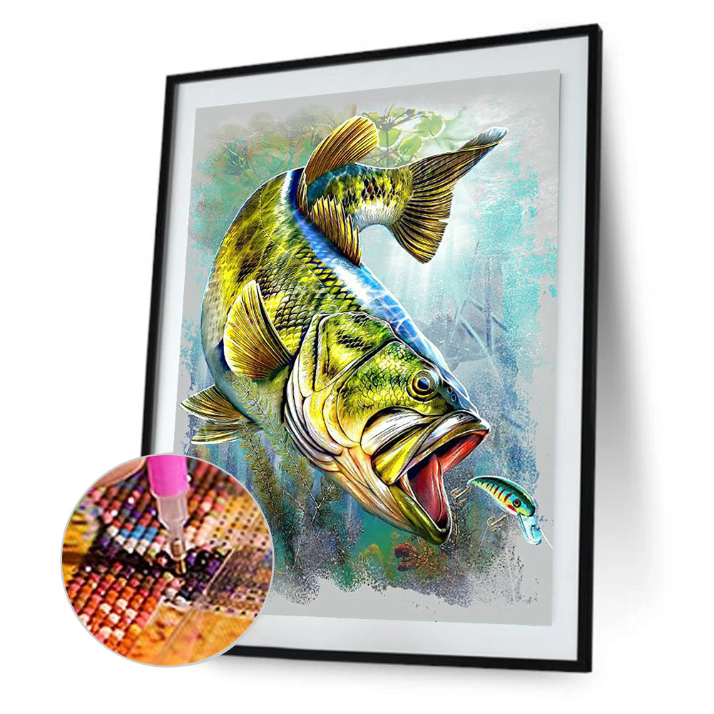 Sea Fish - Full Round Drill Diamond Painting 30*40CM