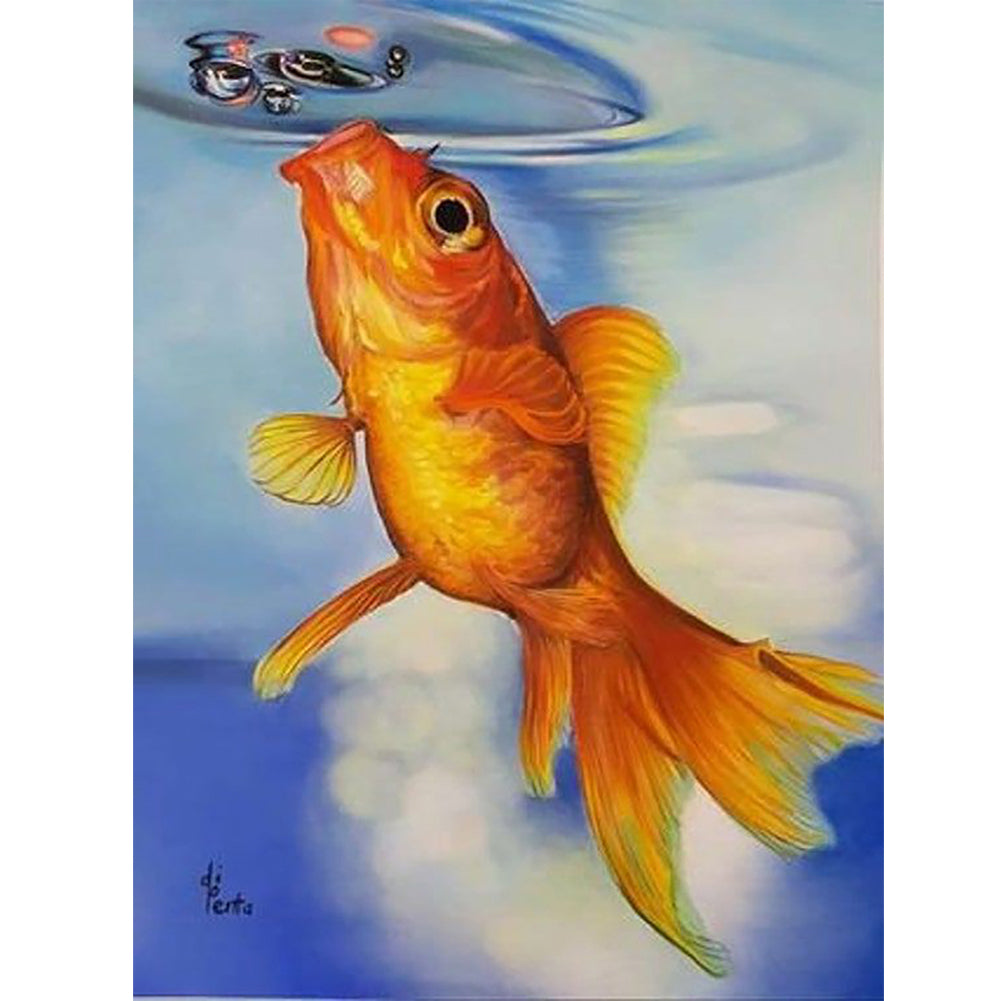 Small Koi - Full Round Drill Diamond Painting 30*40CM