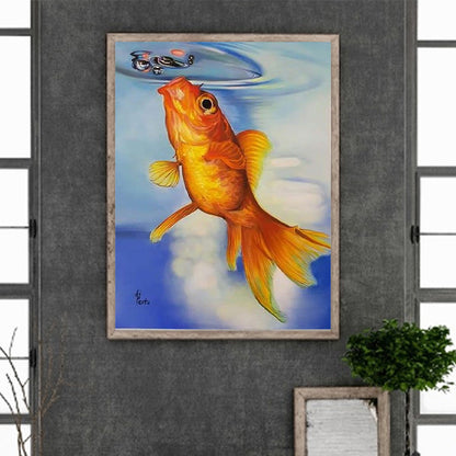 Small Koi - Full Round Drill Diamond Painting 30*40CM