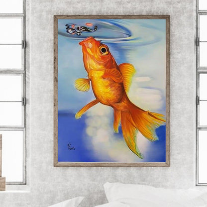 Small Koi - Full Round Drill Diamond Painting 30*40CM
