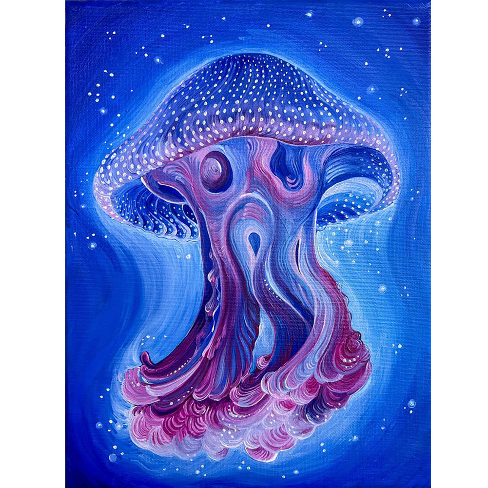 Jellyfish - Full Round Drill Diamond Painting 30*40CM