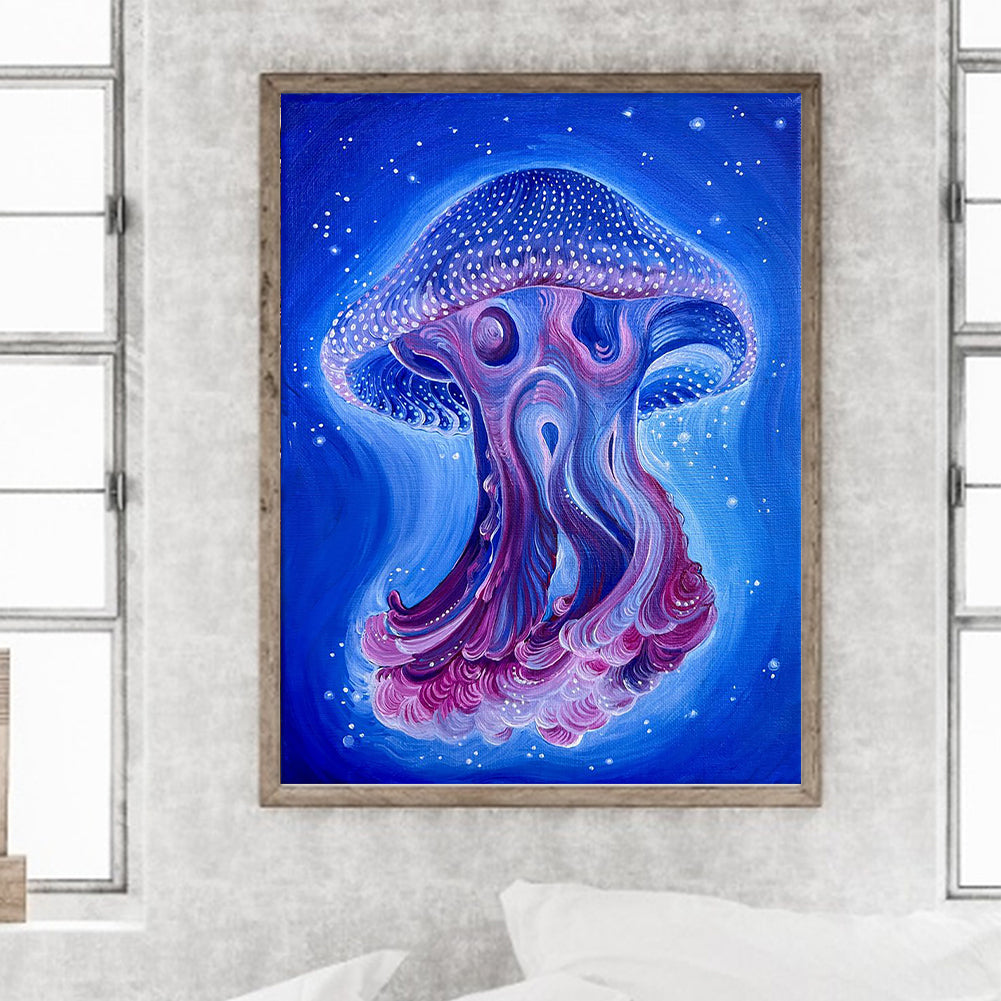 Jellyfish - Full Round Drill Diamond Painting 30*40CM