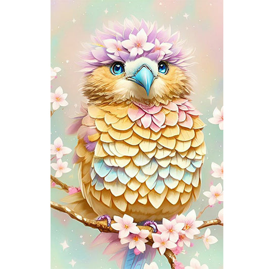 Owl - Full Round Drill Diamond Painting 30*50CM