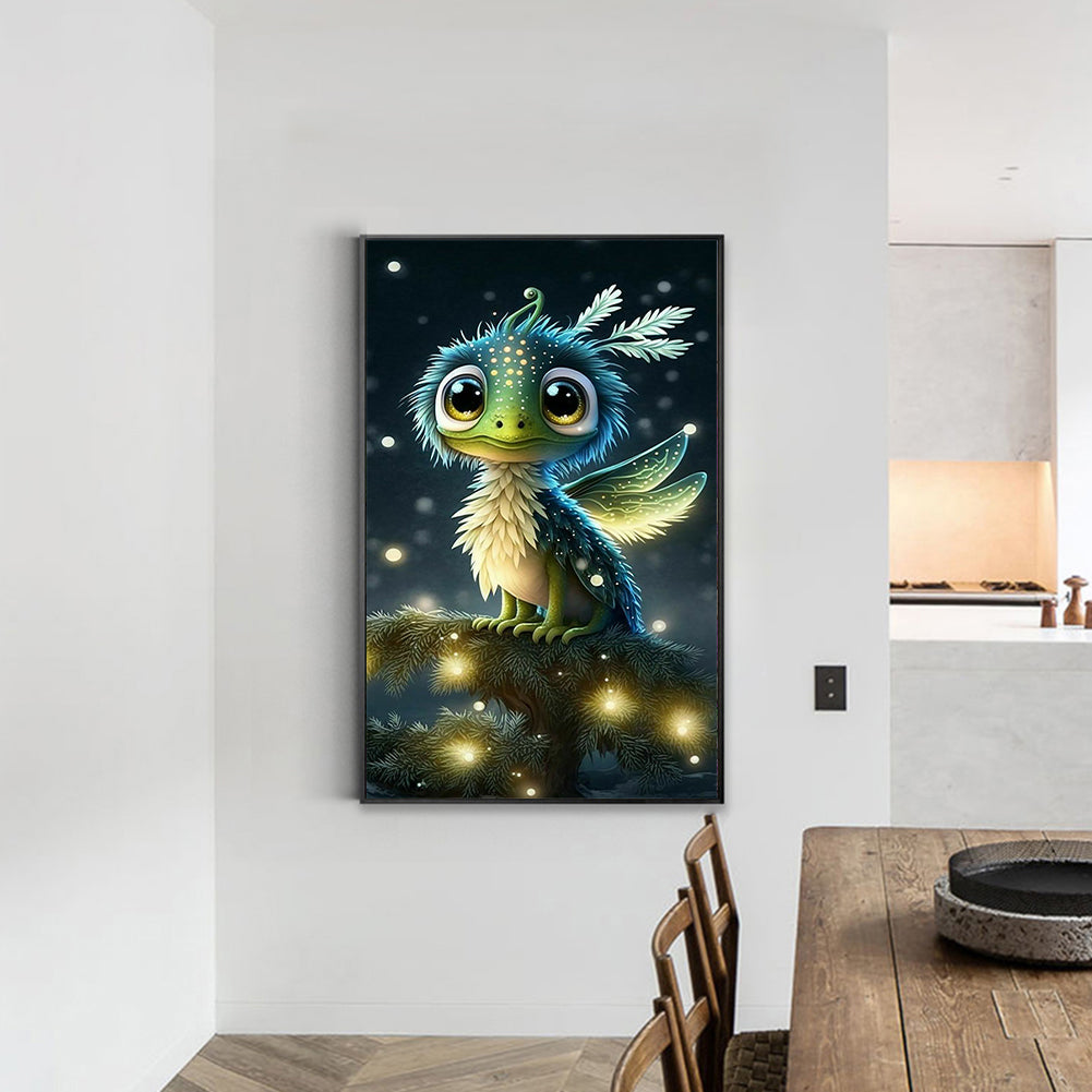 Little Pterosaur - Full Round Drill Diamond Painting 30*50CM