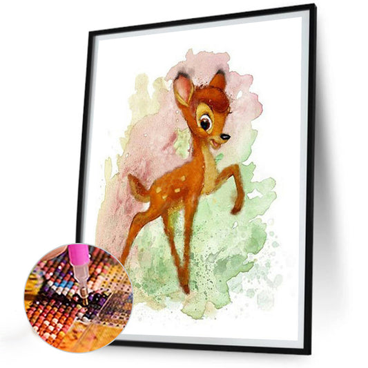 Disney Deer - Full Round Drill Diamond Painting 30*40CM