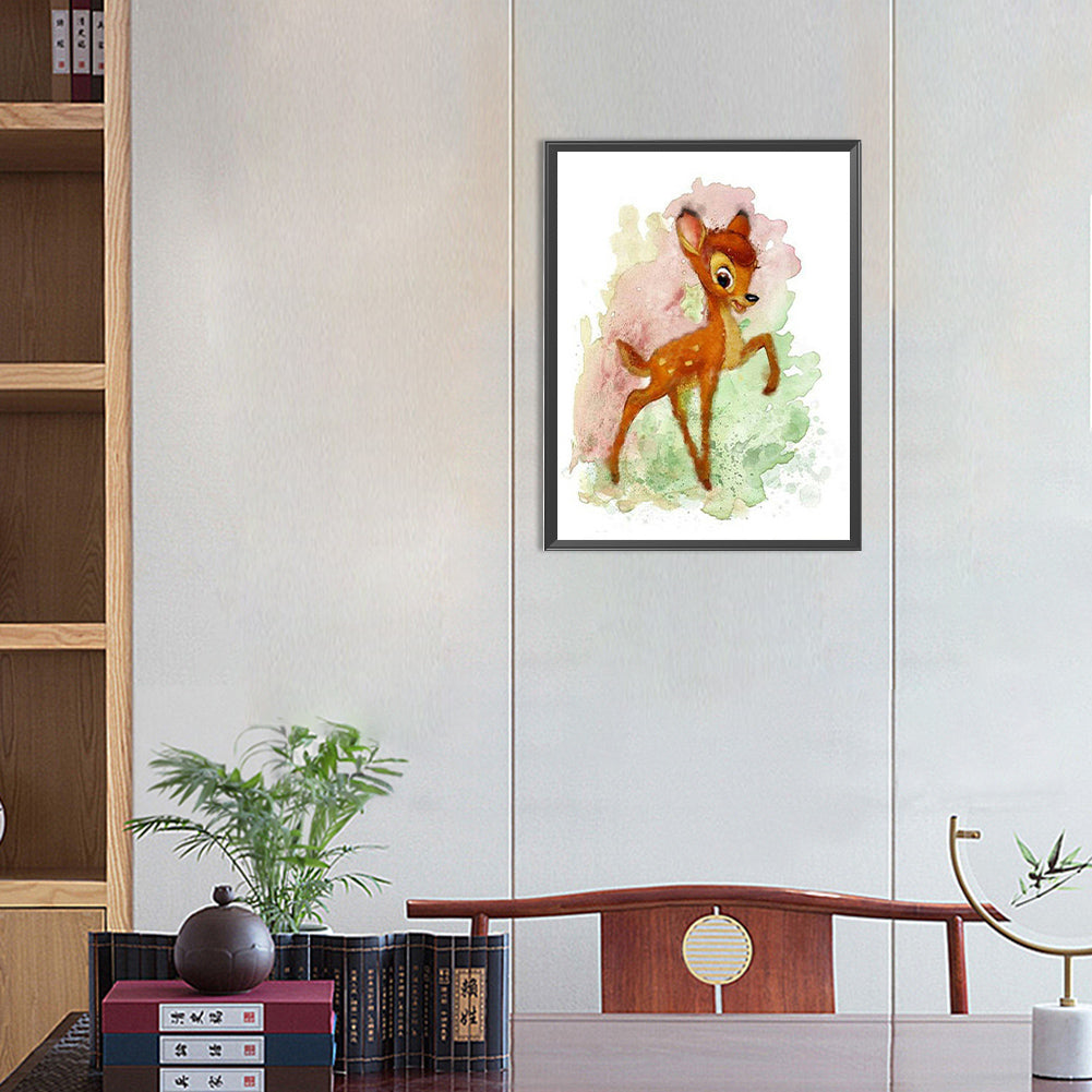 Disney Deer - Full Round Drill Diamond Painting 30*40CM