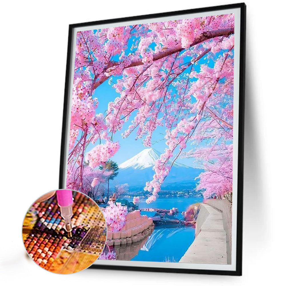 Cherry Tree - Full Round Drill Diamond Painting 40*50CM