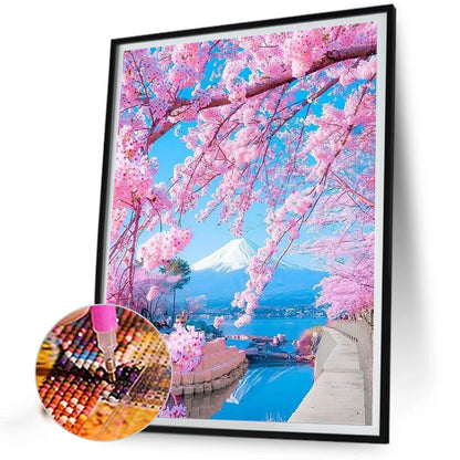 Cherry Tree - Full Round Drill Diamond Painting 40*50CM